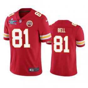 Maillot Kansas City Chiefs Blake Bell 81 Rouge Super Bowl LVII Vapor Limited - Homme